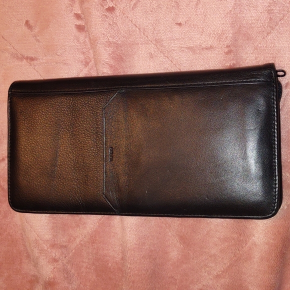 Goldman Sachs leather travel wallet